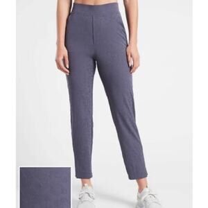 NWT Athleta Brooklyn textured ankle pant in Medieval Violet